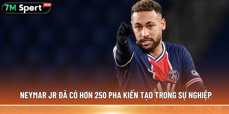 Top 5 cầu thủ kiến tạo nhiều nhất thế giới hiện nay 8 Neymar Jr đã có hơn 250 pha kiến tạo trong sự nghiệp